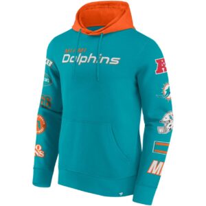 Miami Dolphins NFL Sleeve Prints Hoody