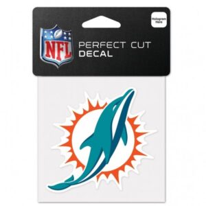 Wincraft Aufkleber 10x10cm – NFL Miami Dolphins