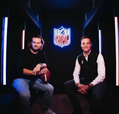 Bitpanda x NFL_Eric Demuth und Alexander Steinforth