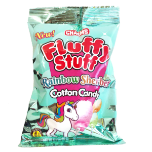 20er Pack Charms Fluffy Stuff Rainbow Sherbet Cotton Candy 60g