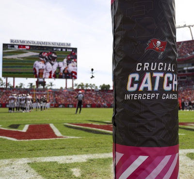 Crucial Catch, Intercept Cancer, Raymond James Stadium, Tampa Bay Buccaneers