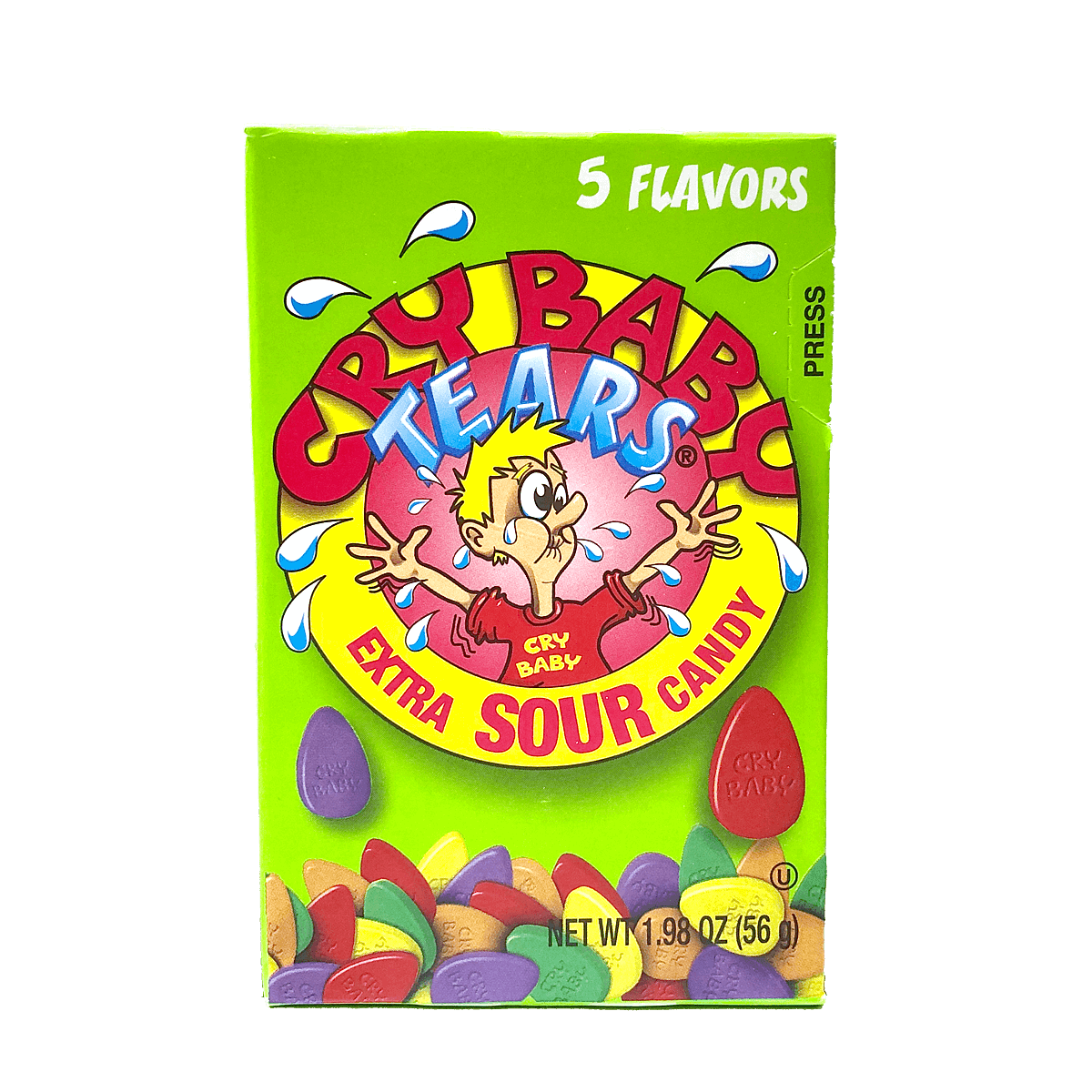 Cry Baby Tears Sour Candy 5 Flavor 56g – MHD 04/2024