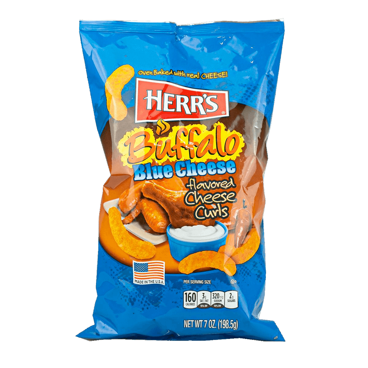 12er Pack Herr´s Buffalo Blue Cheese Curls 198g