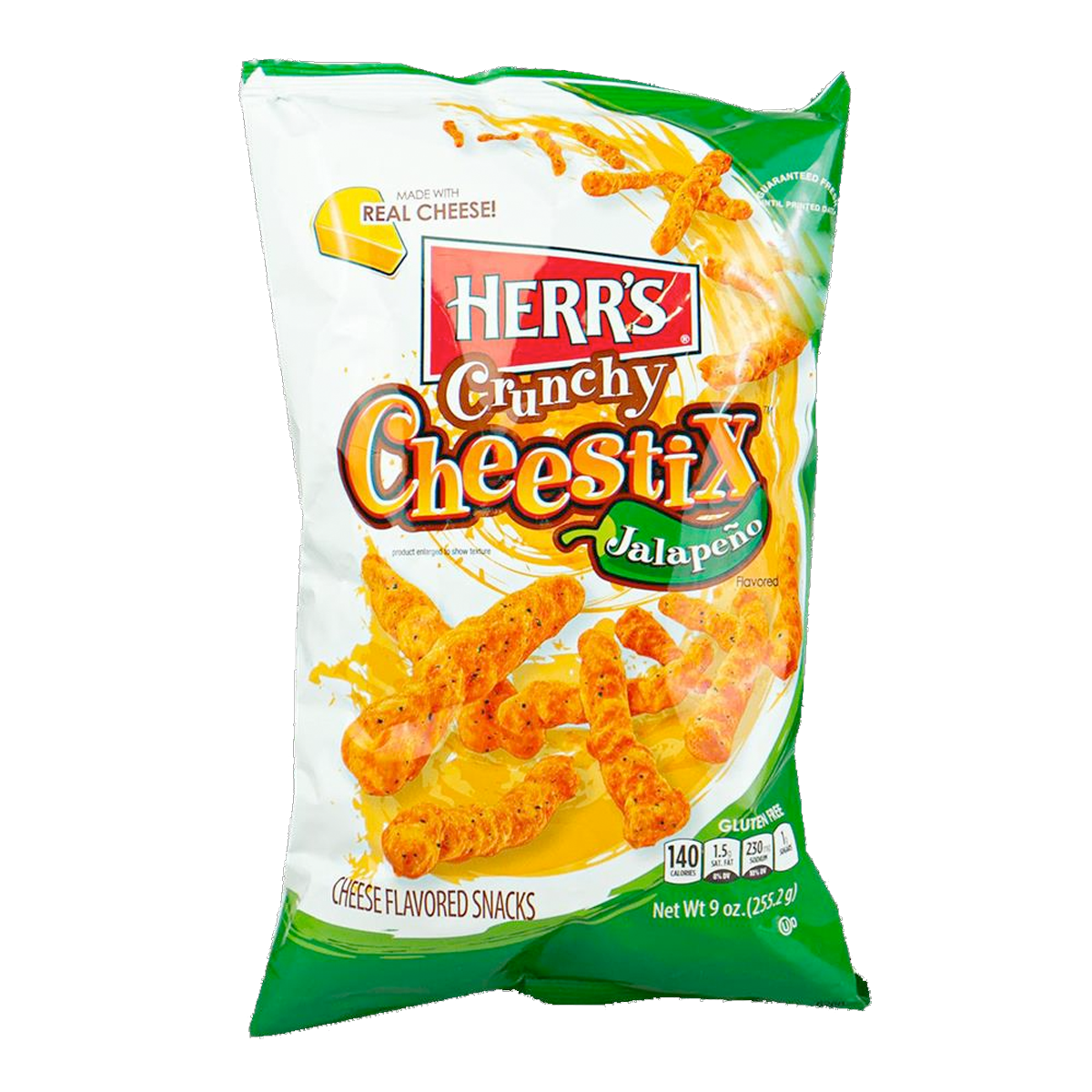 8er Pack Herr´s Crunchy Cheestix Jalapeno 227g