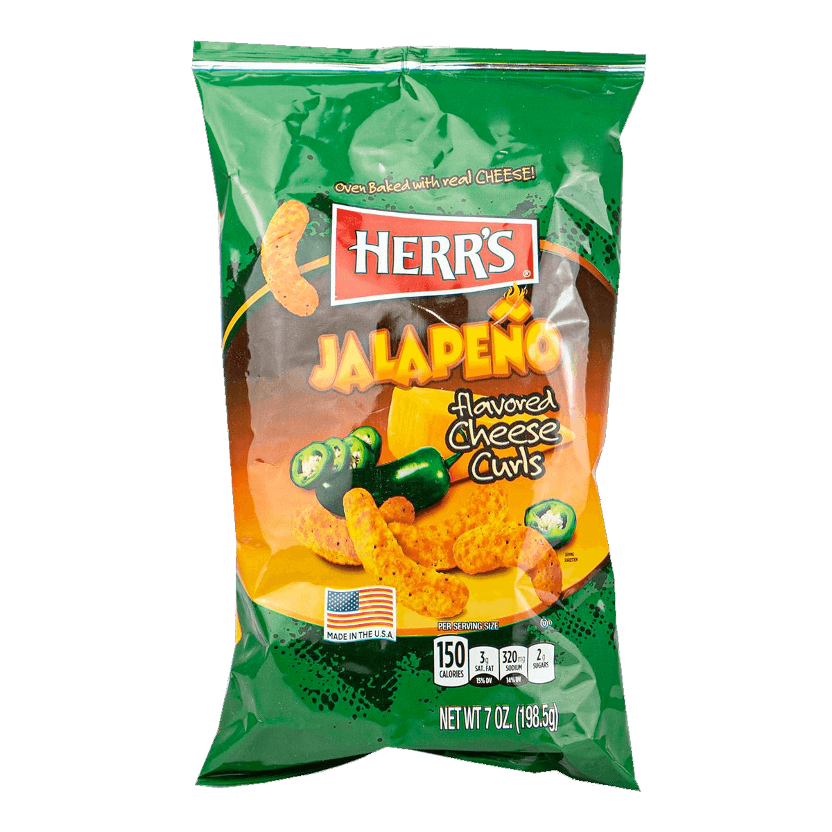 12er Pack Herr´s Jalapeno flavored Cheese Curls 198g