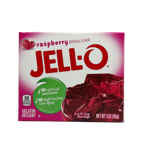 Jell-O Raspberry – Gelatin Dessert 85g – MHD 28.02.2024