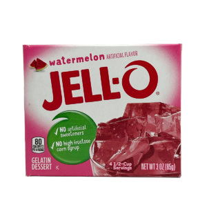 Jell-O Watermelon – Gelatin Dessert 85g – MHD 25.12.2023