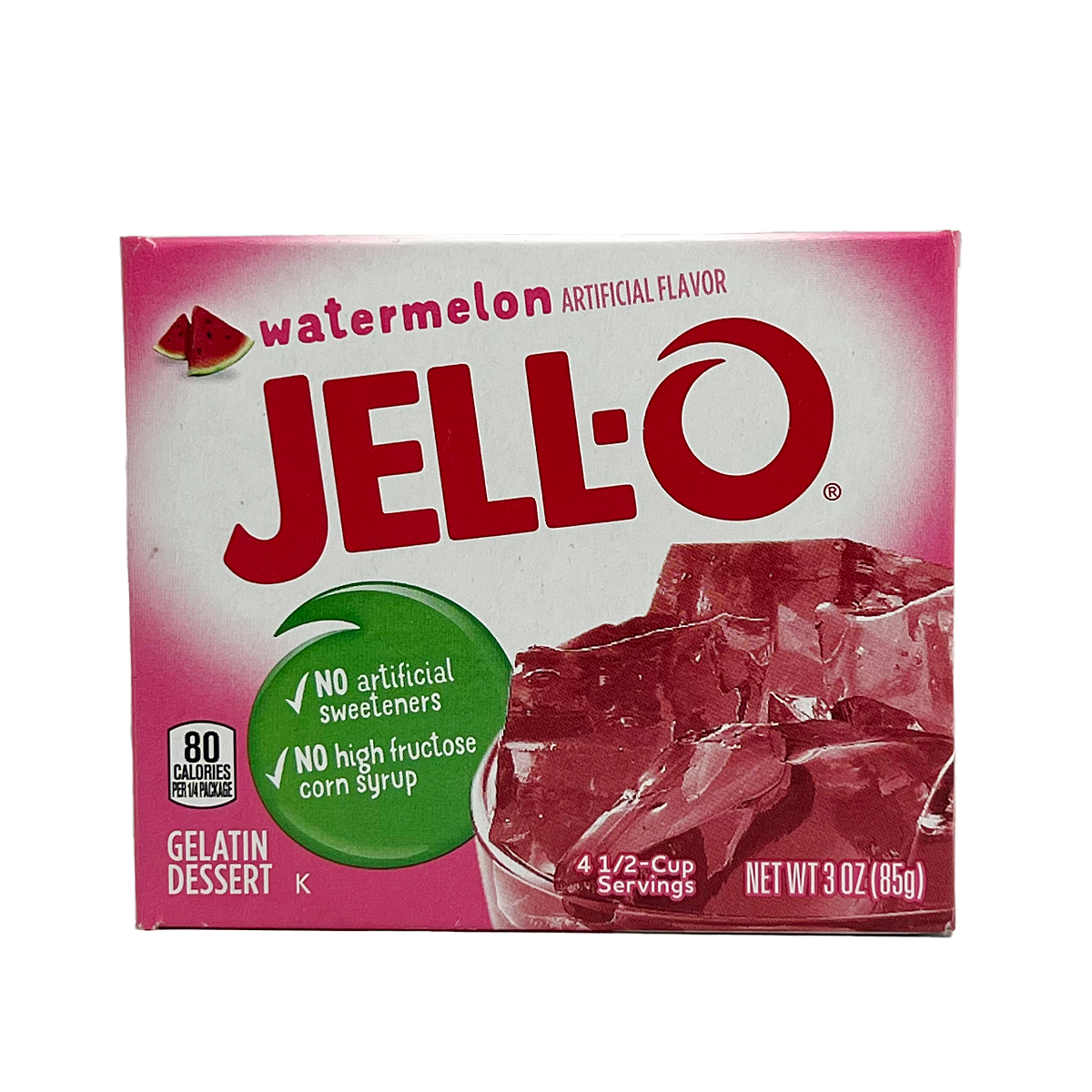 Jell-O Watermelon – Gelatin Dessert 85g – MHD 25.12.2023