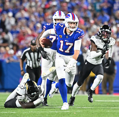 Josh Allen (17) Buffalo Bills vs. Jacksonville Jaguars