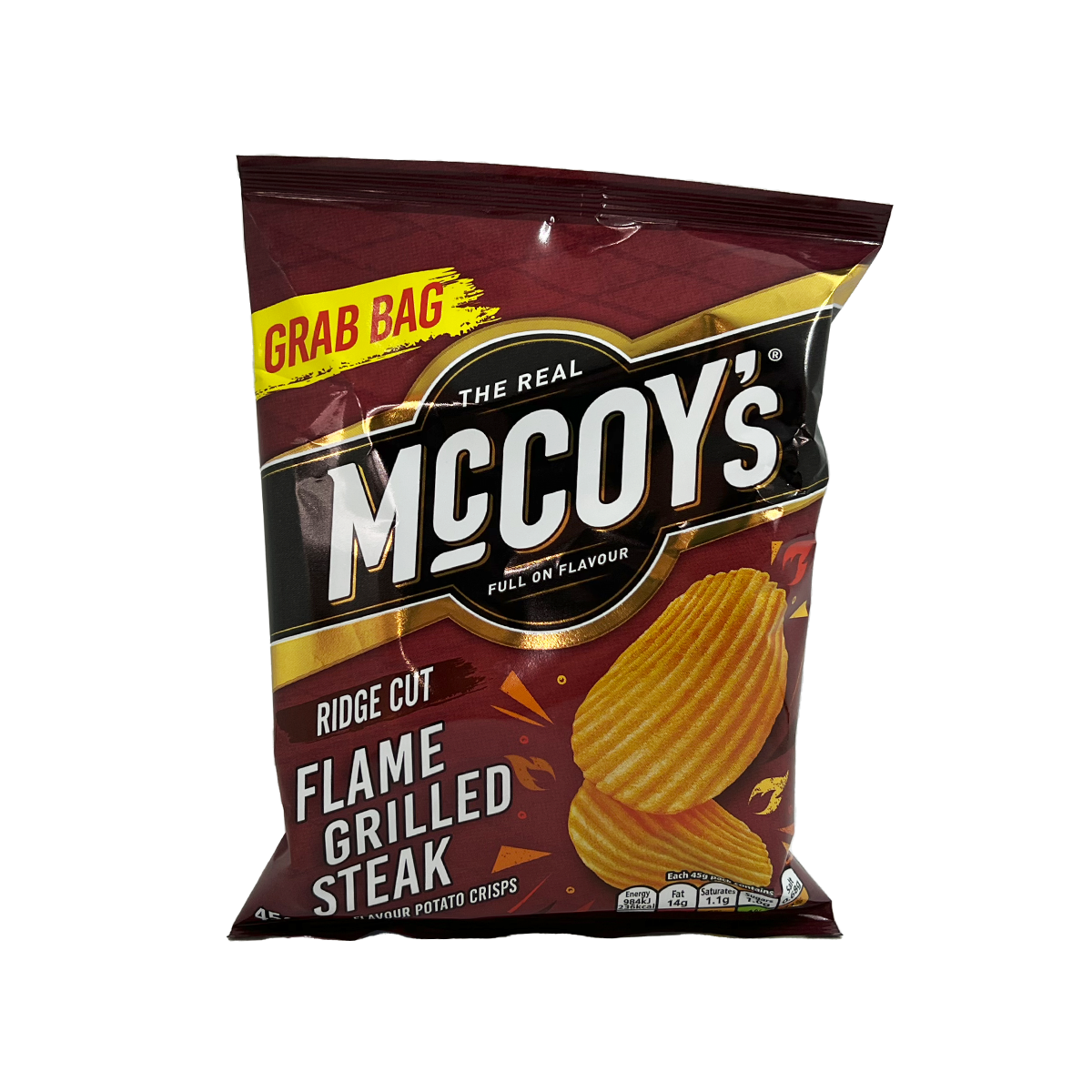 McCoy’s Flame Grilled Steak Crisps 45g – MHD 22.06.2024