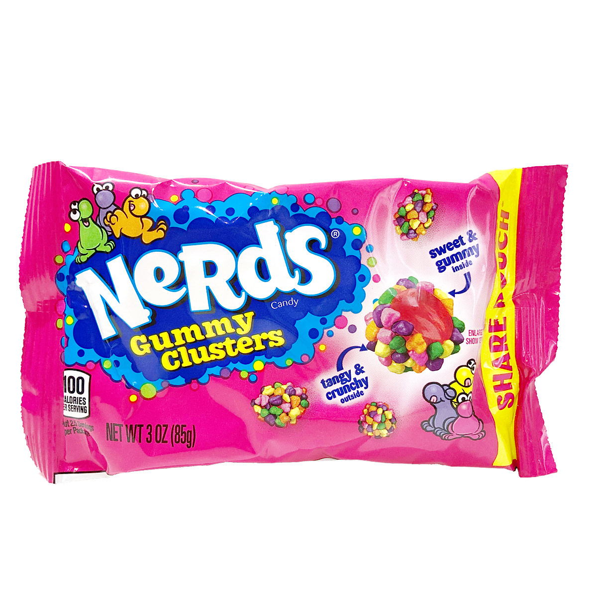 12er Pack Nerds Gummy Clusters Share Pouch 85g