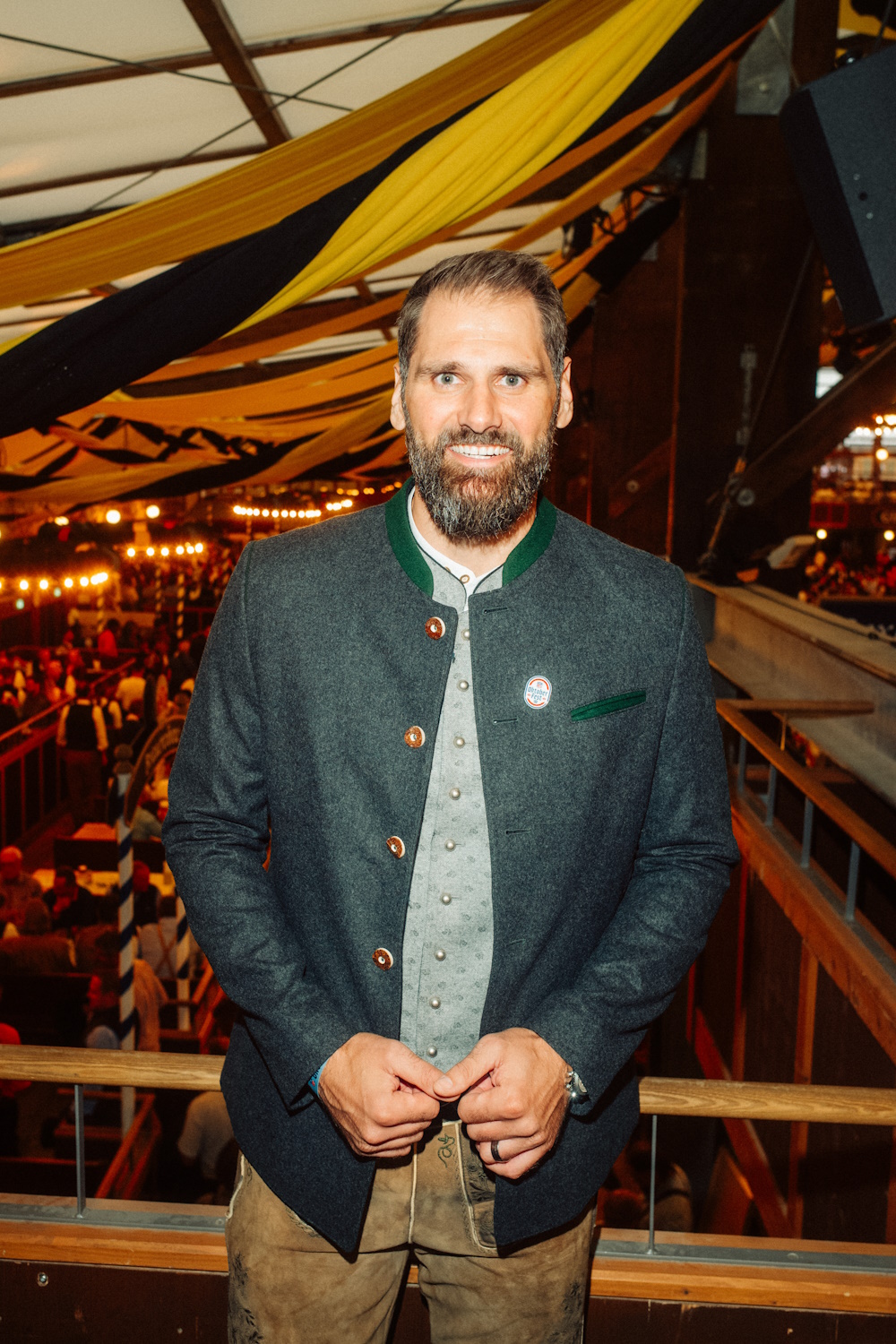 Sebastian Vollmer auf dem Oktoberfest