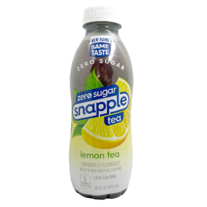 Snapple Lemon Tea Zero Sugar 473ml – MHD 30.06.2024