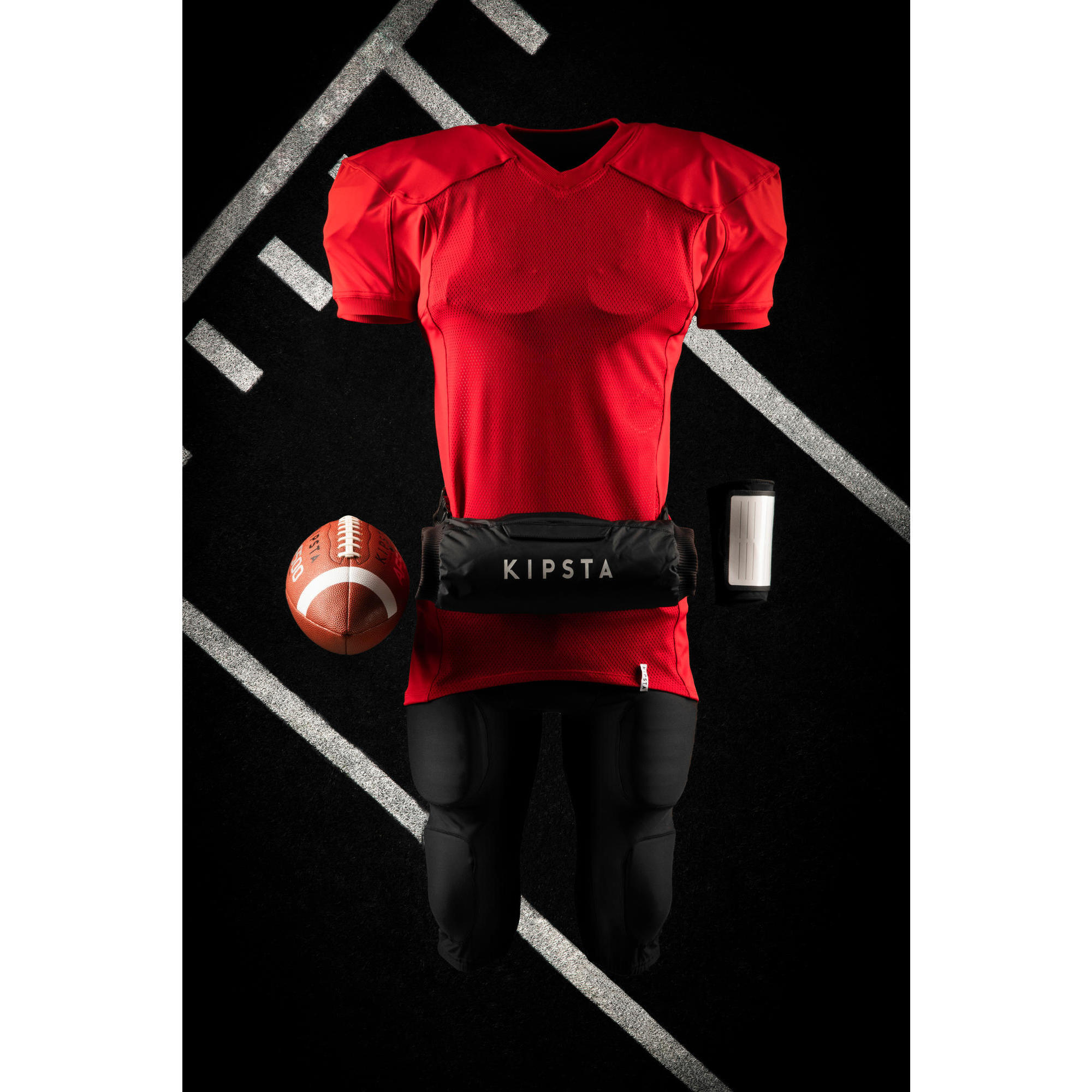 Trikot American Football AF 550 Erwachsene rot