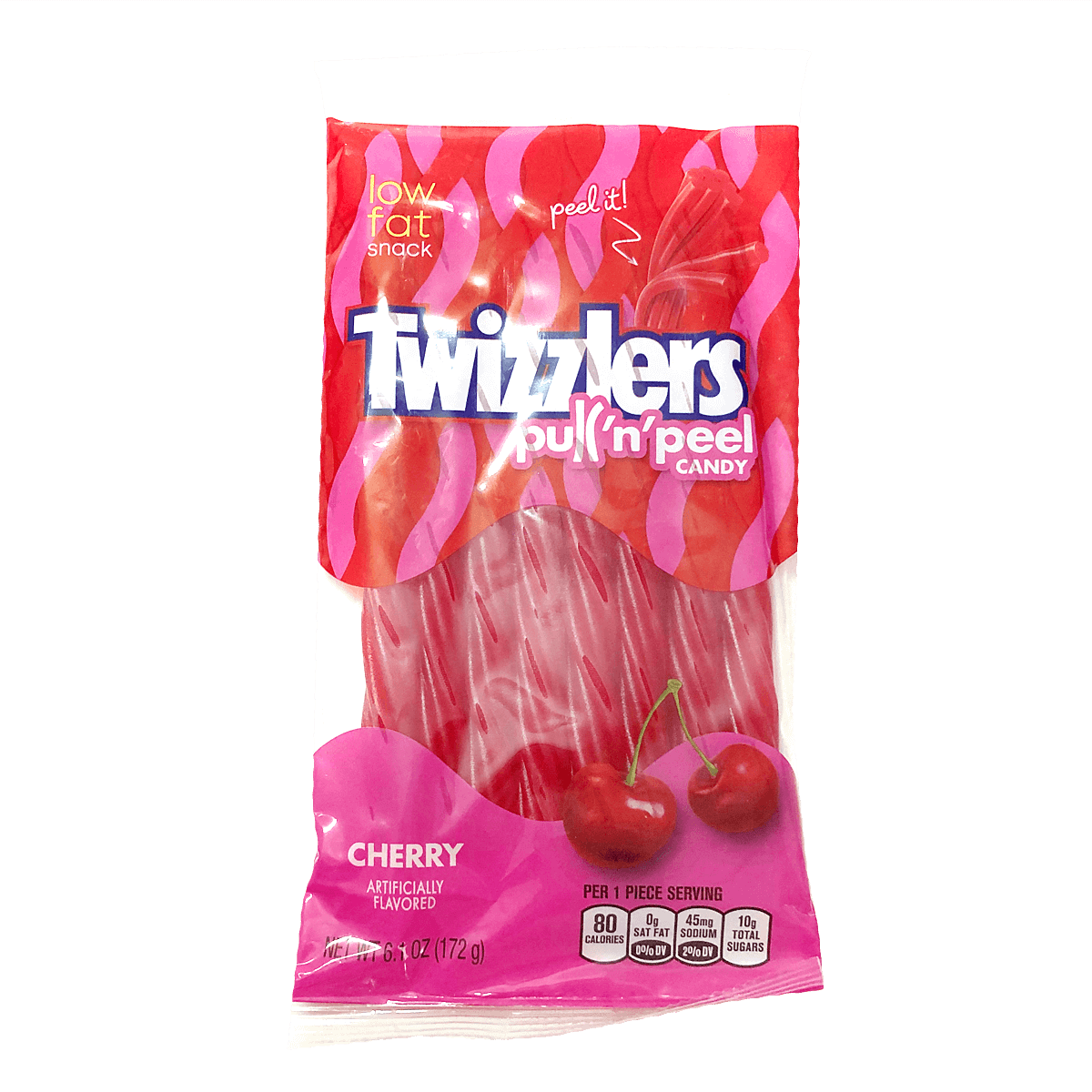 12er Pack Twizzlers Pull ’n‘ Peel Cherry 172g