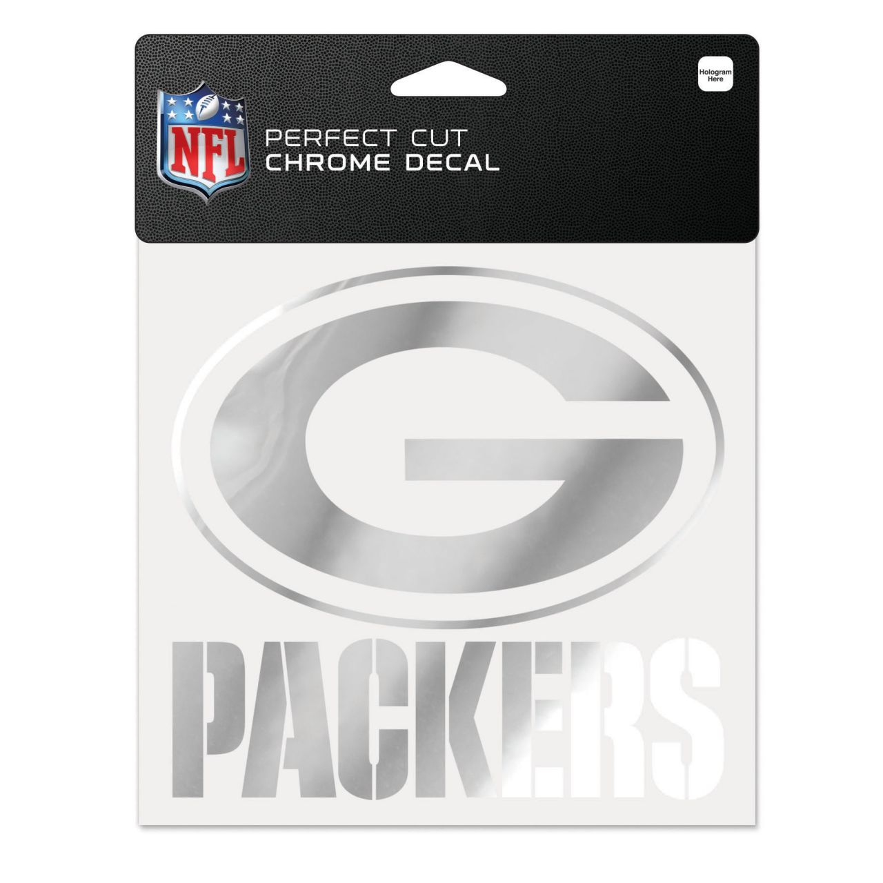 Wincraft Aufkleber 15x15cm – NFL CHROME Green Bay Packers