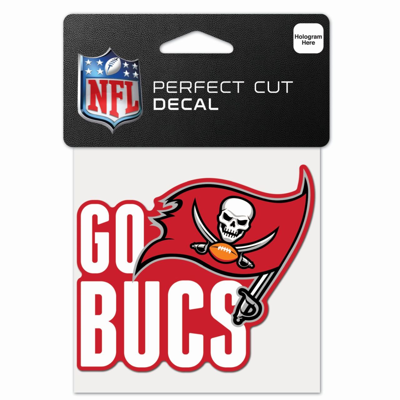 NFL Perfect Cut 10x10cm Aufkleber Tampa Bay Buccaneers SLOG