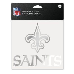 Wincraft Aufkleber 15x15cm – NFL CHROME New Orleans Saints