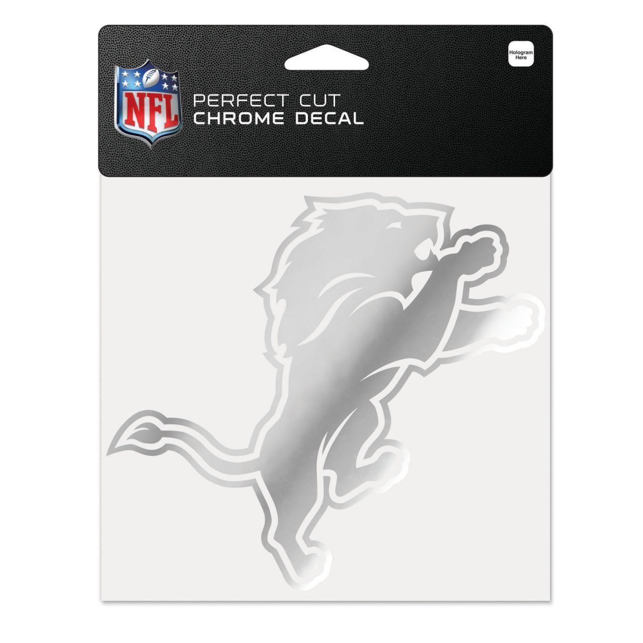 Wincraft Aufkleber 15x15cm – NFL CHROME Detroit Lions