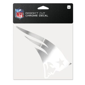 Wincraft Aufkleber 15x15cm – NFL CHROME New England Patriots