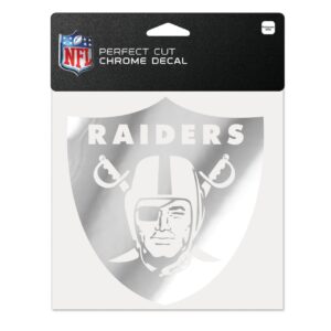 Wincraft Aufkleber 15x15cm – NFL CHROME Las Vegas Raiders