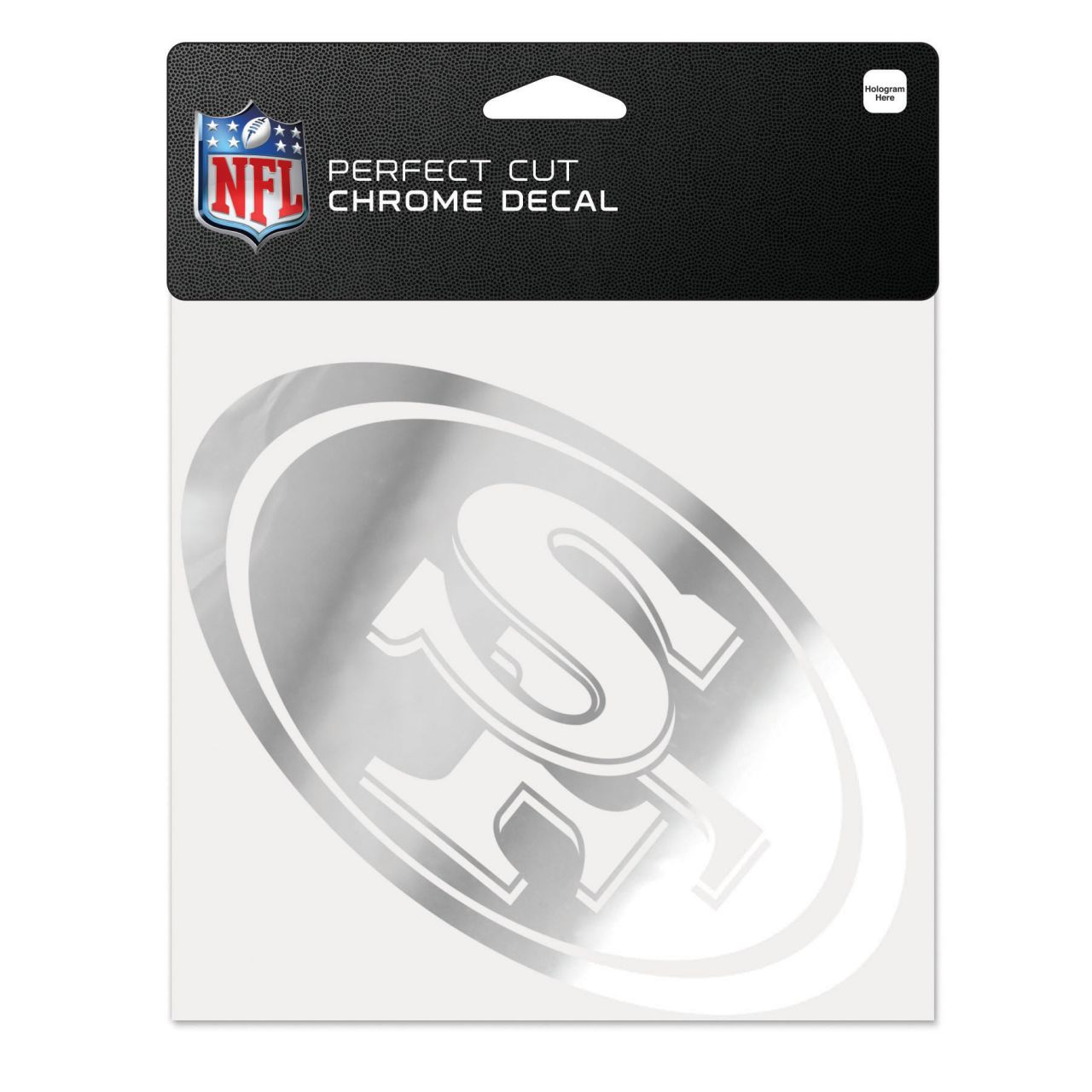 Wincraft Aufkleber 15x15cm – NFL CHROME San Francisco 49ers