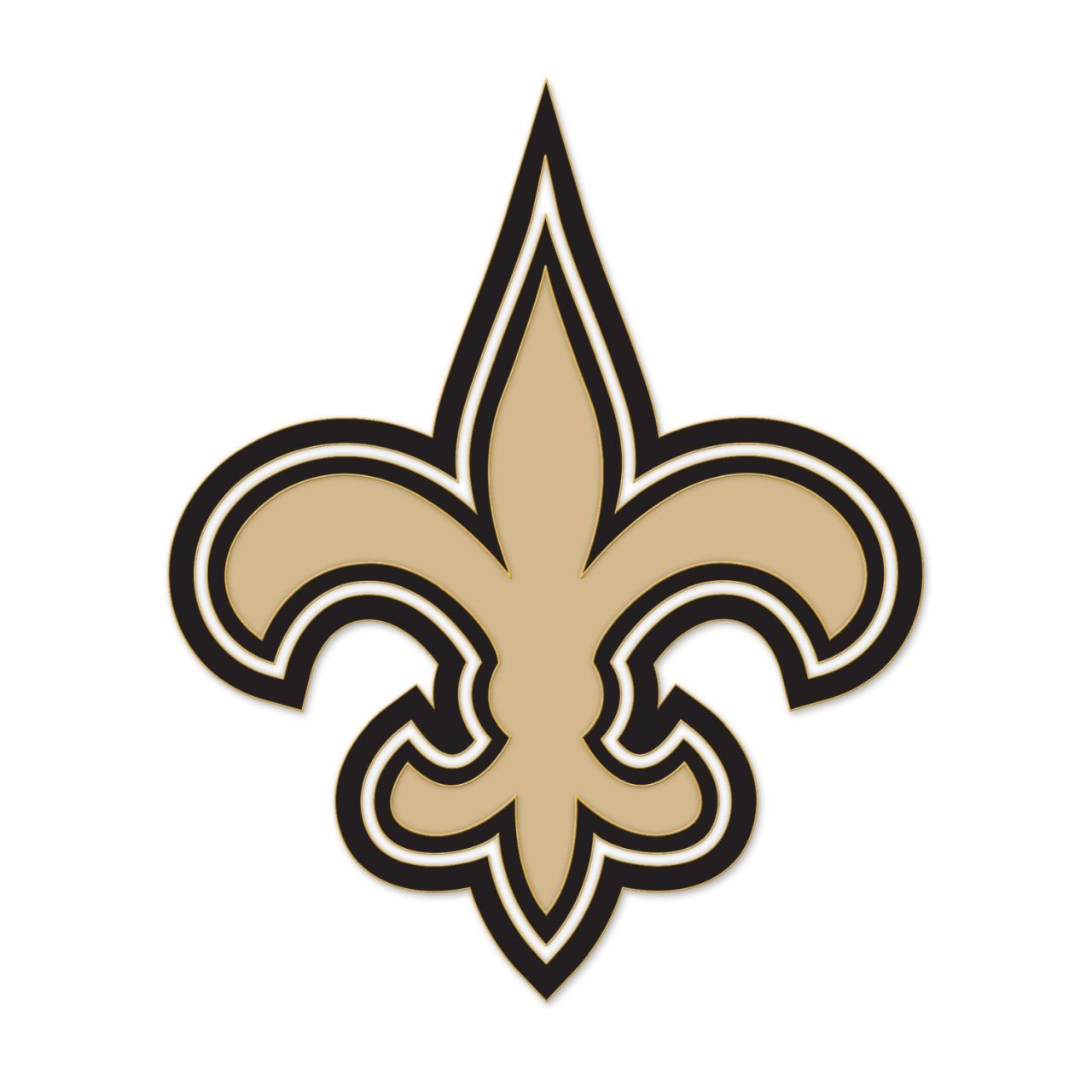 NFL Universal Schmuck Caps PIN New Orleans Saints LOGO