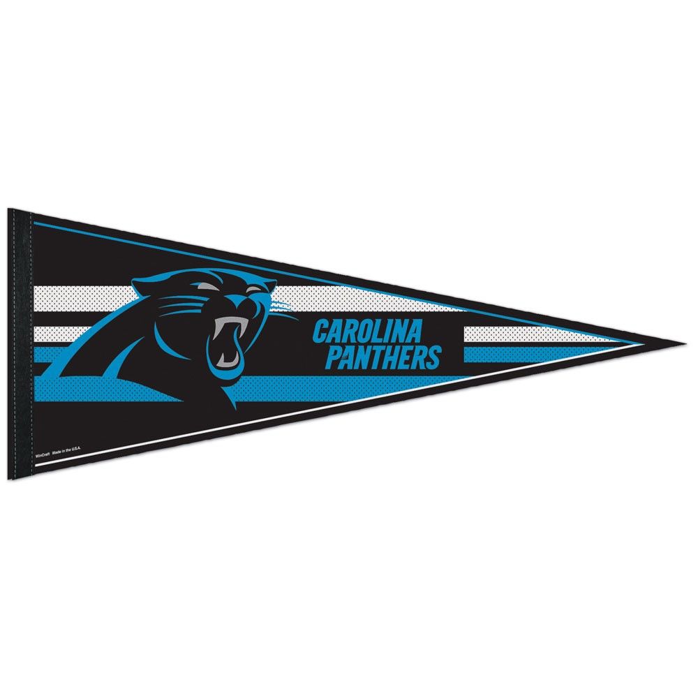 Wincraft NFL Filz Wimpel 75x30cm – Carolina Panthers