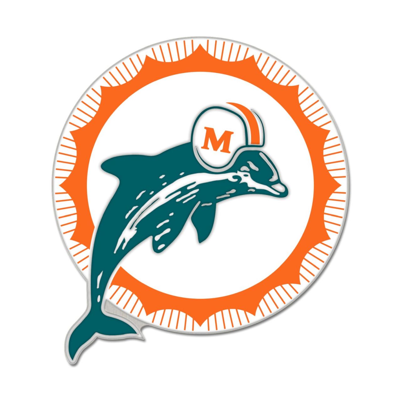 NFL Universal Schmuck Caps PIN Miami Dolphins RETRO