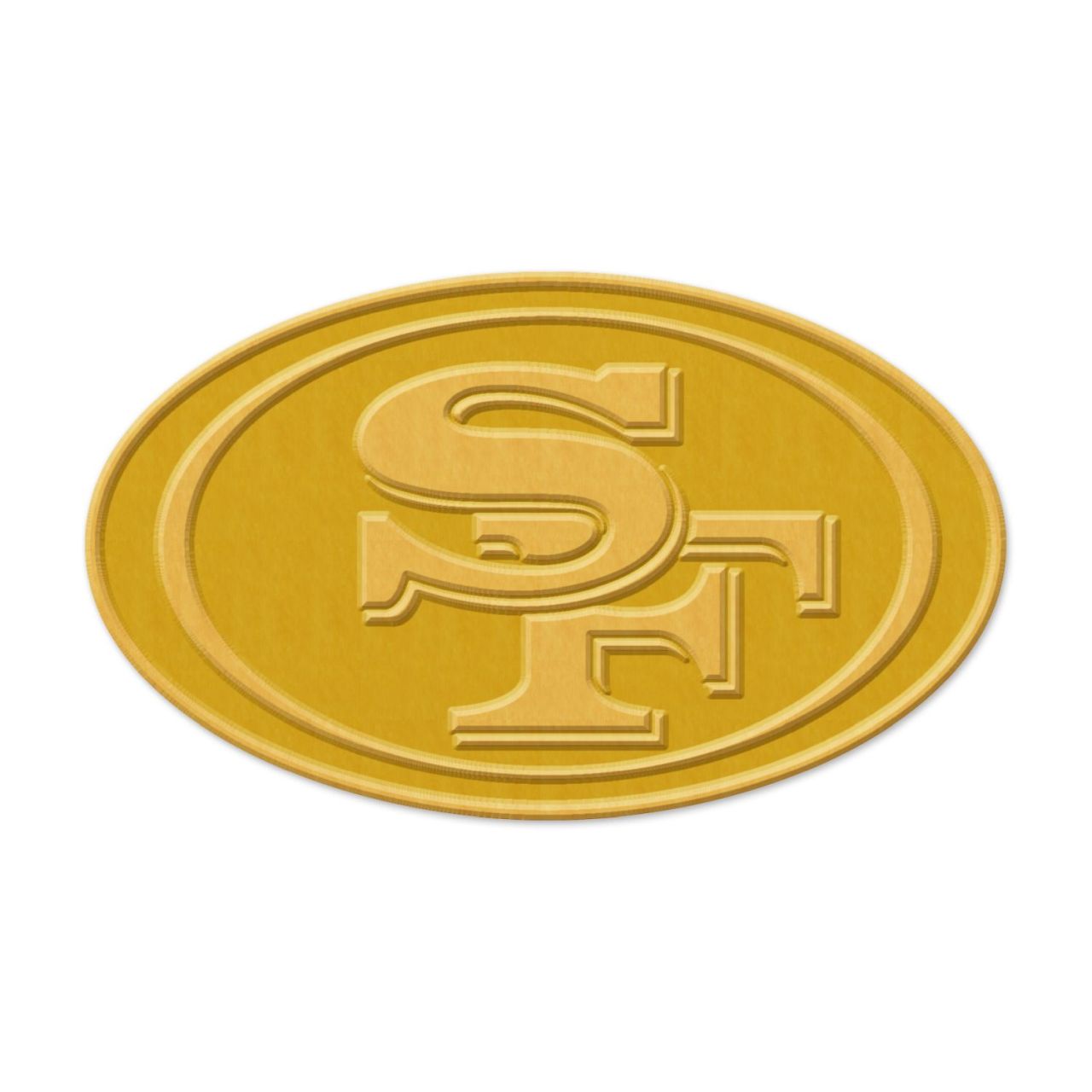 NFL Universal Schmuck Caps PIN GOLD San Francisco 49ers