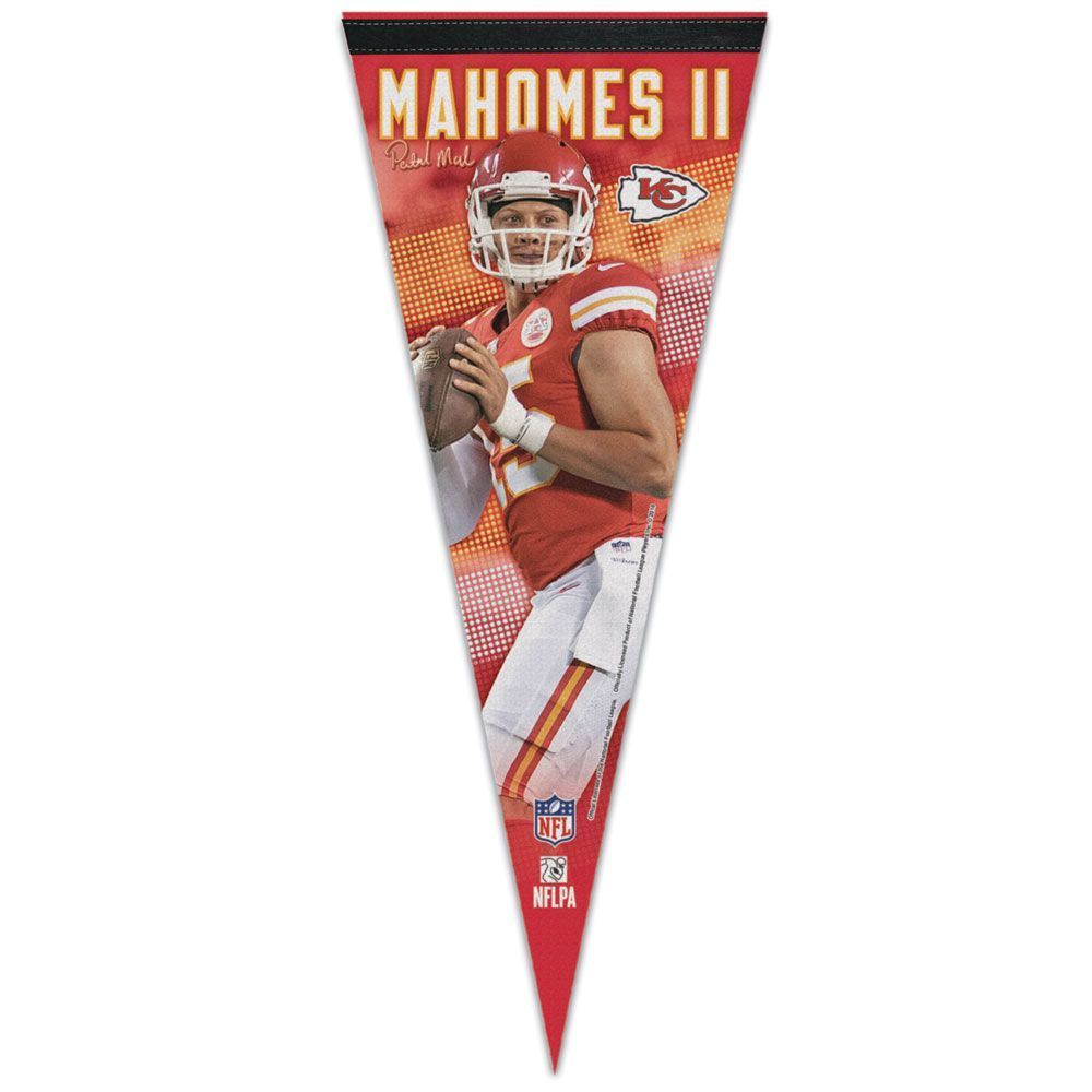 NFL Filz Wimpel 75x30cm – Kansas City Chiefs Patrick Mahomes