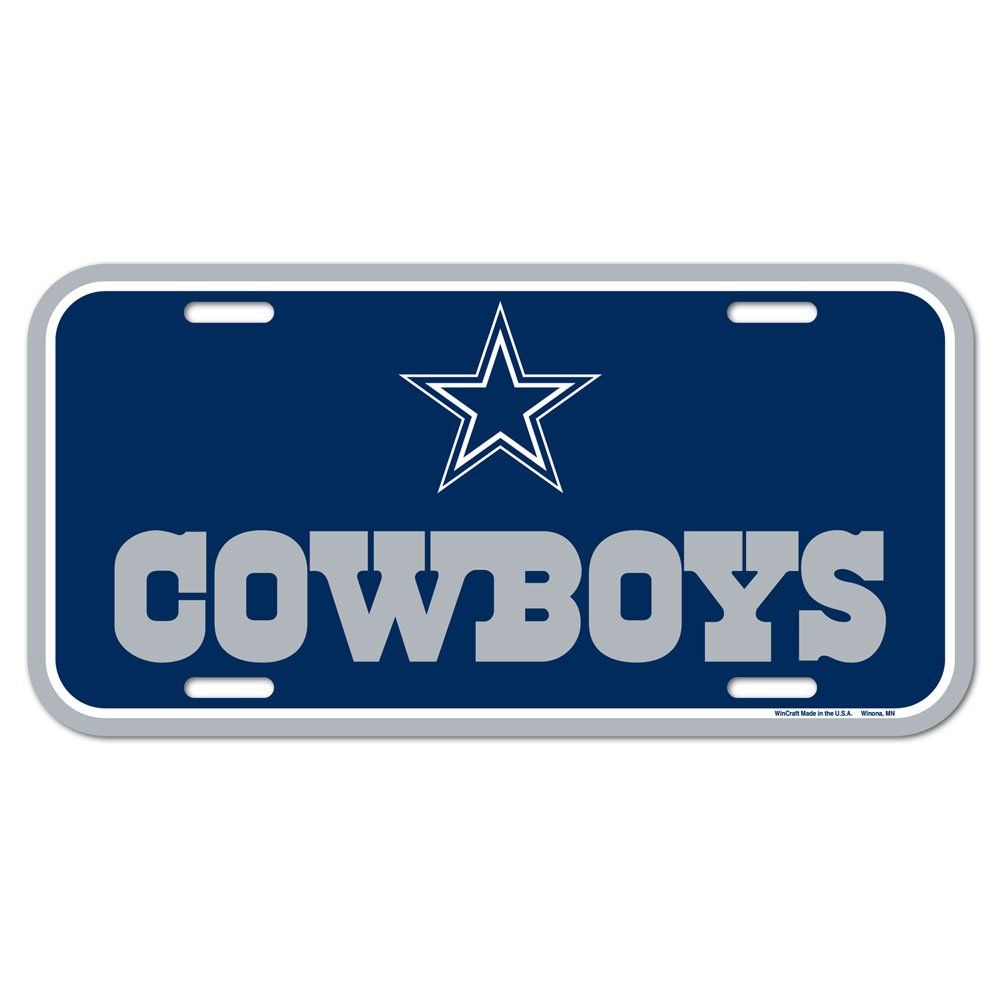 Wincraft NFL Kennzeichenschild – Dallas Cowboys