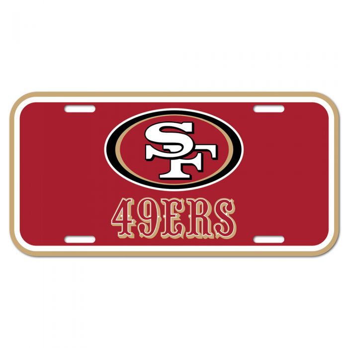 Wincraft NFL Kennzeichenschild – San Francisco 49ers