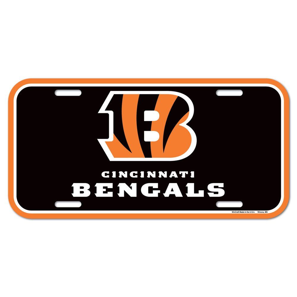 Wincraft NFL Kennzeichenschild – Cincinnati Bengals