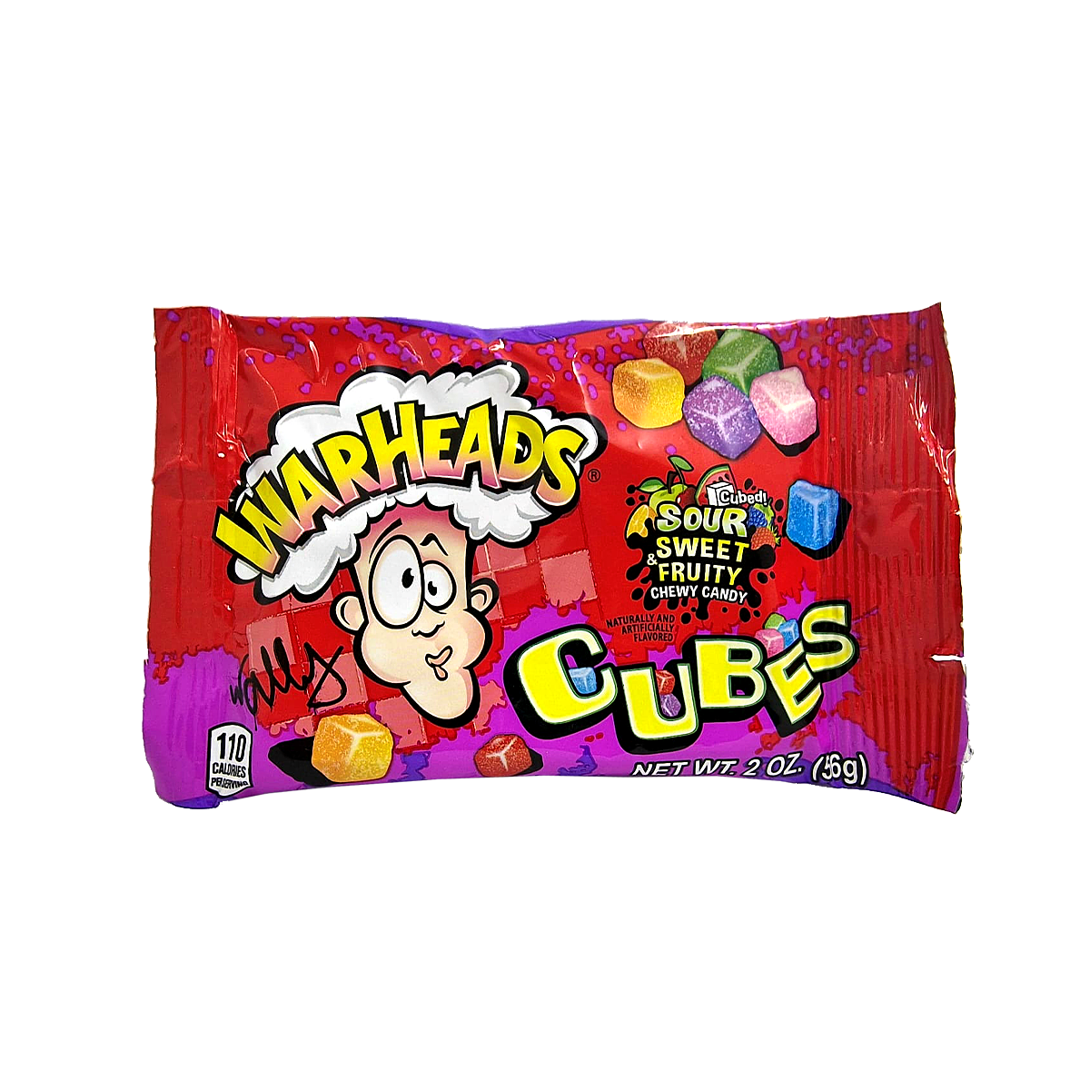 15er Pack Warheads Cubes Sour Sweet & Fruity 56g