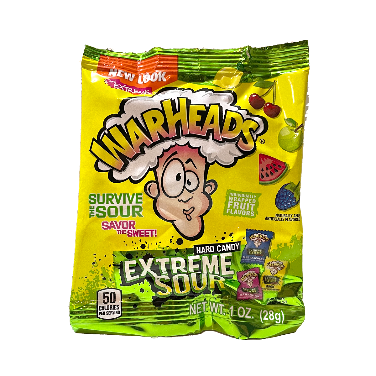 12er Pack Warheads Extreme Sour Hard Candy Mix 28g