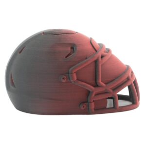 American Football MVP Helm Trophäe – rot-schwarz nur Helm