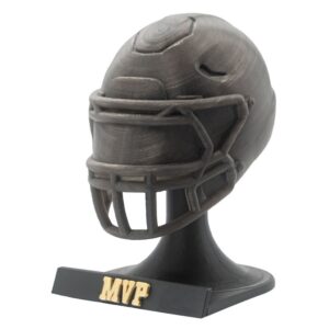 American Football MVP Helm Trophäe schwarzlicht Helm + Ständer MVP