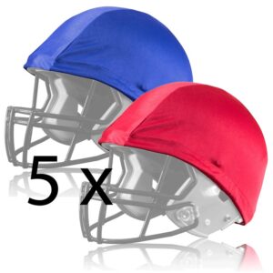 Scrimmage Cap, 100% Polyester, Einheitsgröße – 10er Set (5 rot + 5 royal)