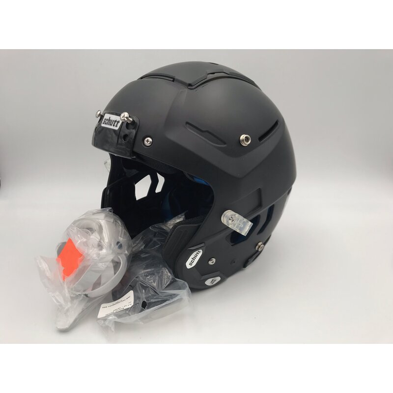 SALE Schutt F7 Collegiate Helm – matt schwarz Gr. L